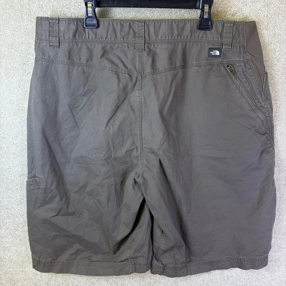 The North Face Shorts Mens Large Brown (Fits 36x10) Cotton Blend Hiking Trail
